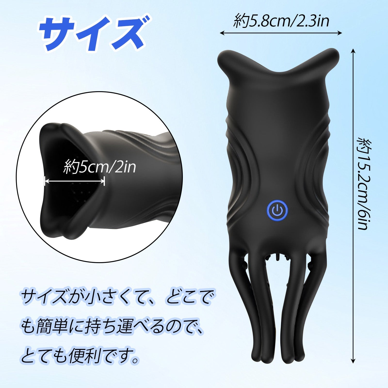 TaRiss's 亀頭責めバイブ 電動サック オナホール ペニスバイブ 10種類振動モード シリコン 男性用 - TaRiss's