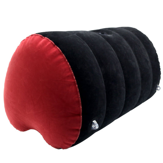 TaRiss's 2点セット インフレータブルパッド セックス枕 インフレート式 ポンプ付き ハート形 穴あき 腰枕 多用途 - TaRiss's