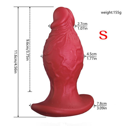 TaRiss's ディルド アンカー形台座 凹凸あり 液体シリコン - TaRiss's