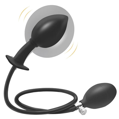 TaRiss's インフレート式アナルプラグ 空気注入式 手動 吸盤付き 液体シリコン - TaRiss's