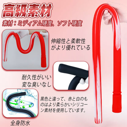 TaRiss's うねり 貫通式アナルプラグ 肛門内視鏡 液体シリコン - TaRiss's