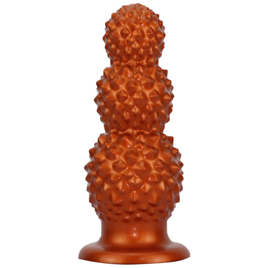 TaRiss's ライチ 3連結ビーズ アナルビーズ 凹凸あり 吸盤付き 液体シリコン - TaRiss's