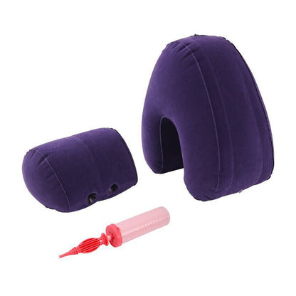 TaRiss's 3点セット インフレータブルパッド セックス枕 腰枕 インフレート式 ポンプ付き ハート形 水滴形 穴あき 多用途 体位変換 - TaRiss's