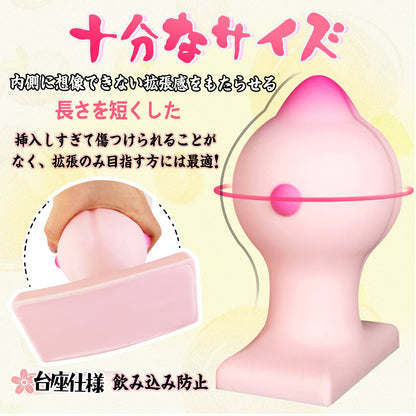 TaRiss's もも アナルプラグ 液体シリコン - TaRiss's