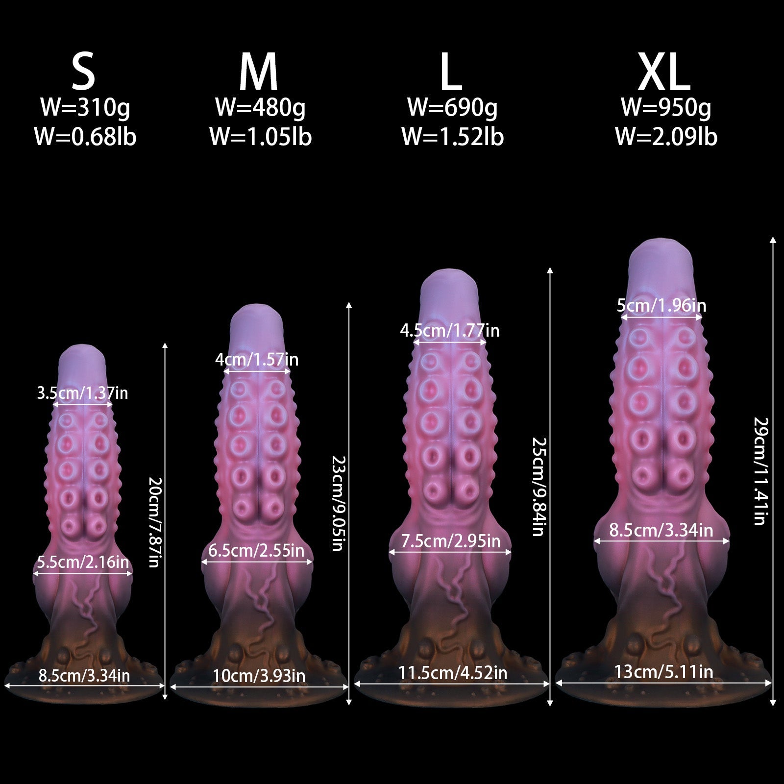 TaRiss's アナルプラグ 強力吸盤 イボ付き 凹凸あり 液体シリコン - TaRiss's