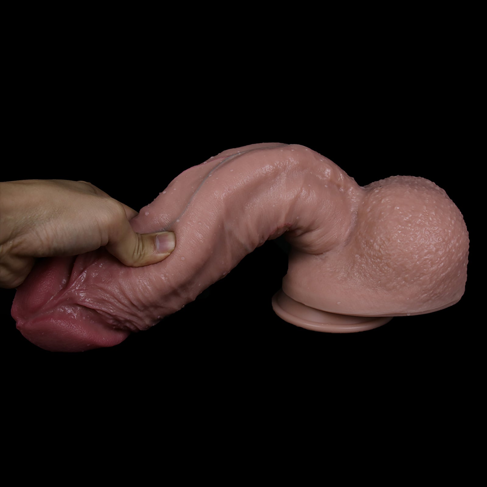 TaRiss's ディルド アナルプラグ アナル開発 凹凸あり 吸盤付き 液体シリコン 「炎舞」 - TaRiss's