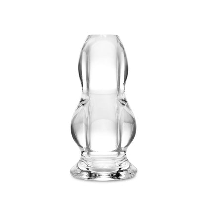 TaRiss's 中空式アナルプラグ 貫通式 アナル拡張 前立腺開発 瓢箪形 アクリル樹脂 台座あり クリア - TaRiss's