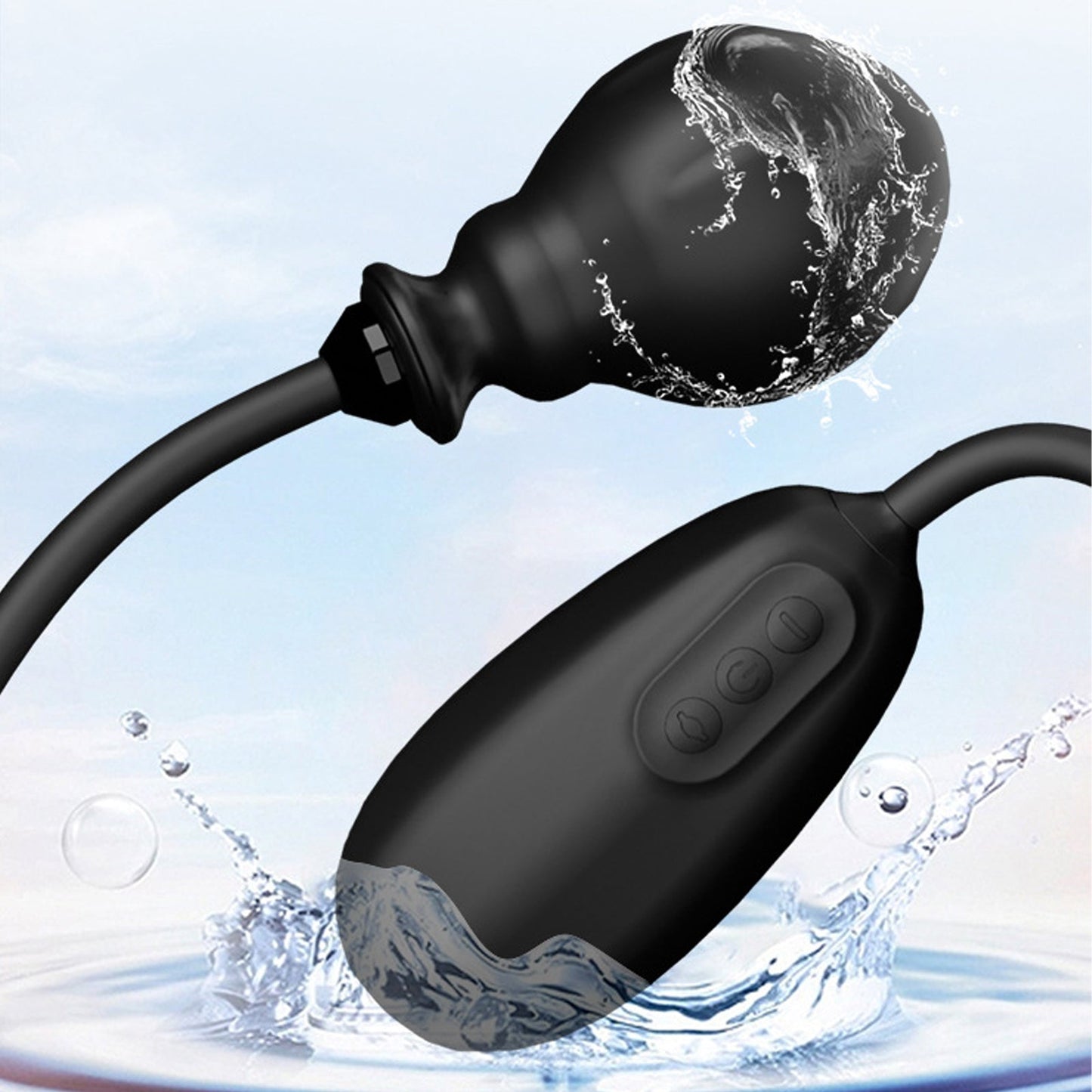 TaRiss's 5点セット インフレート式アナルバイブ アナルプラグ 空気注入式 10段階振動モード 取り外し可能 - TaRiss's