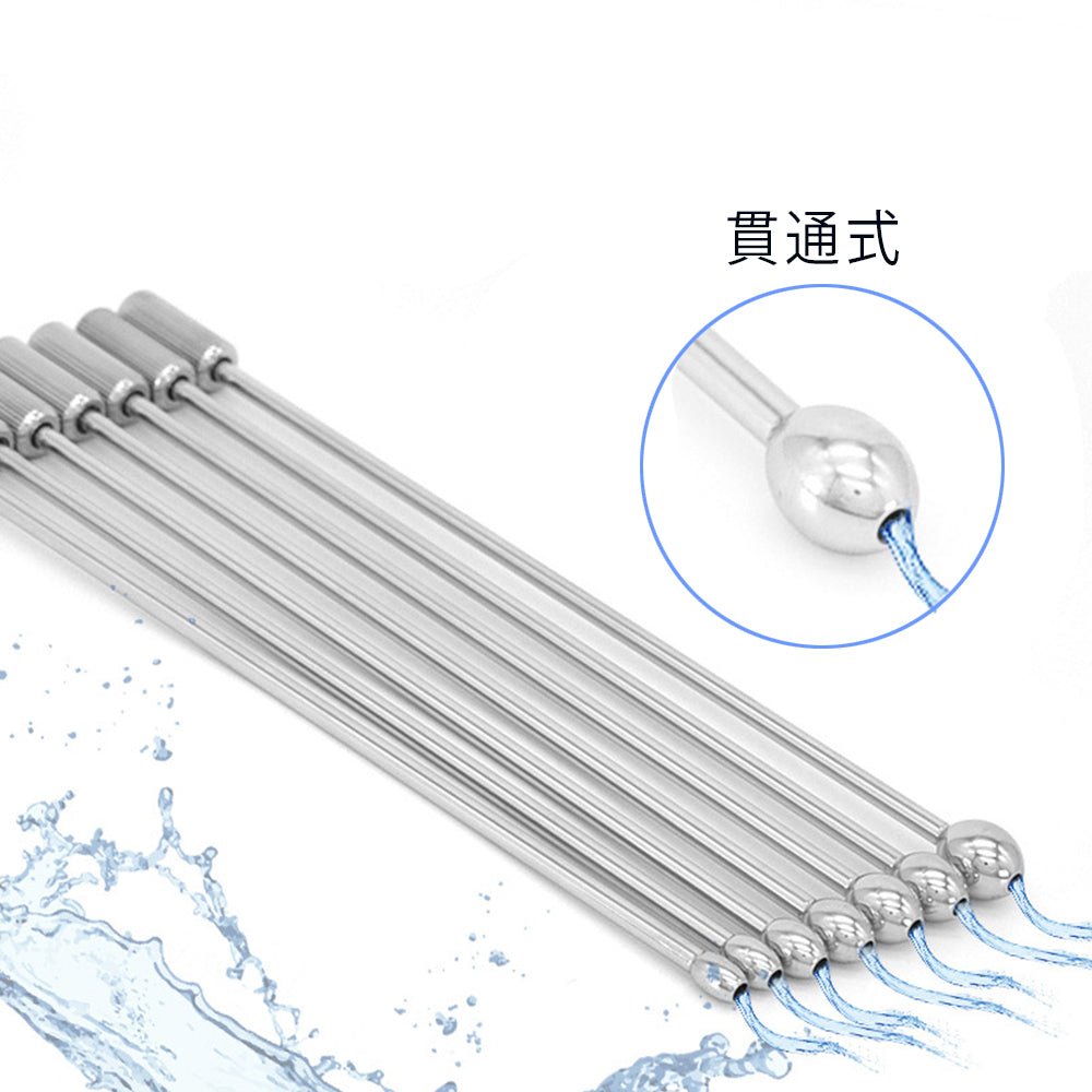 TaRiss's 貫通式尿道プラグ 尿道ビーズ 尿道責め 尿道拡張 ビーズ付き ステンレス製 - TaRiss's