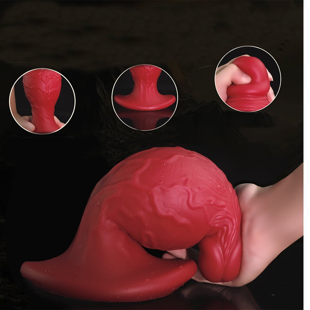 TaRiss's ディルド アンカー形台座 凹凸あり 液体シリコン - TaRiss's