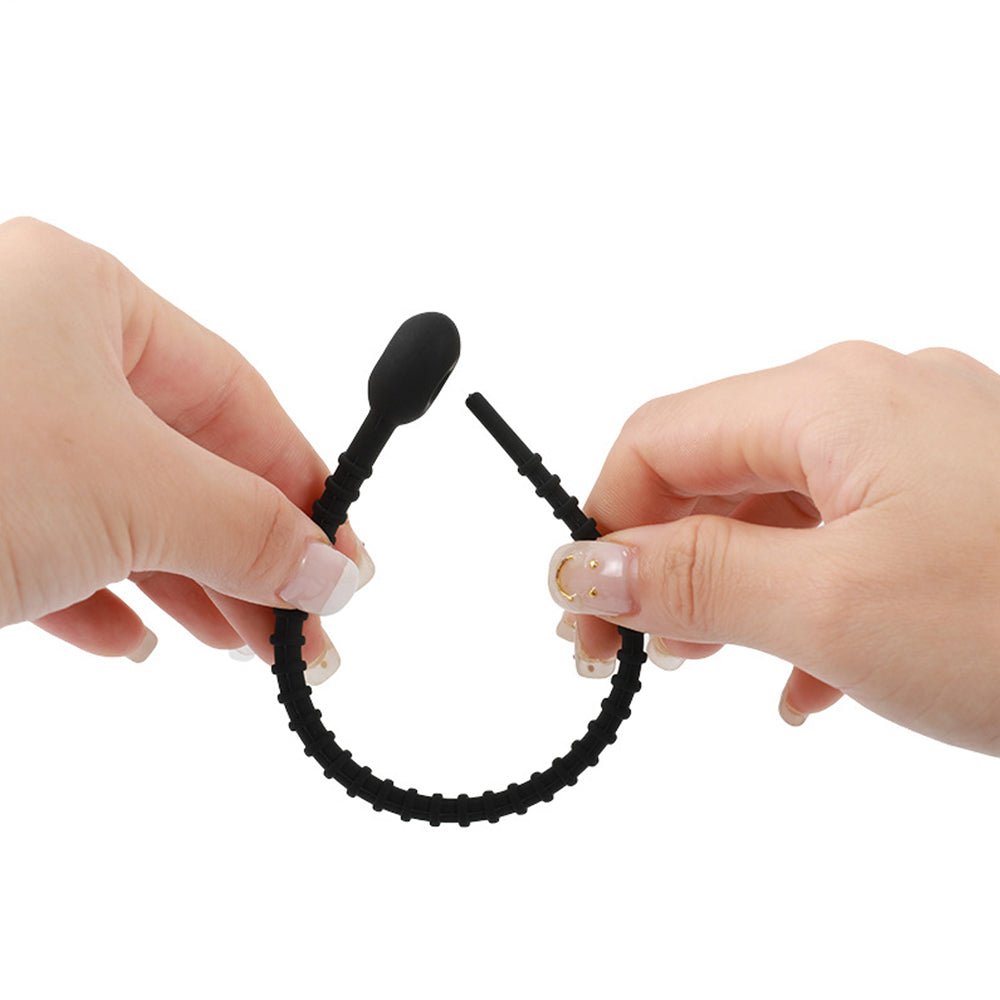 TaRiss's 尿道ブジー 尿道プラグ 非貫通式 尿道責め 尿道拡張 竹の節 シリコン製 - TaRiss's