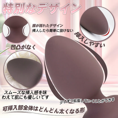 TaRiss's アナルプラグ ボール内蔵 吸盤付き 液体シリコン - TaRiss's