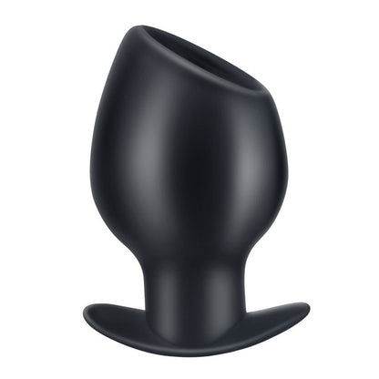 TaRiss's 貫通式アナルプラグ アンカー形台座 カップ形 多種用途 シリコン製 ブラック - TaRiss's
