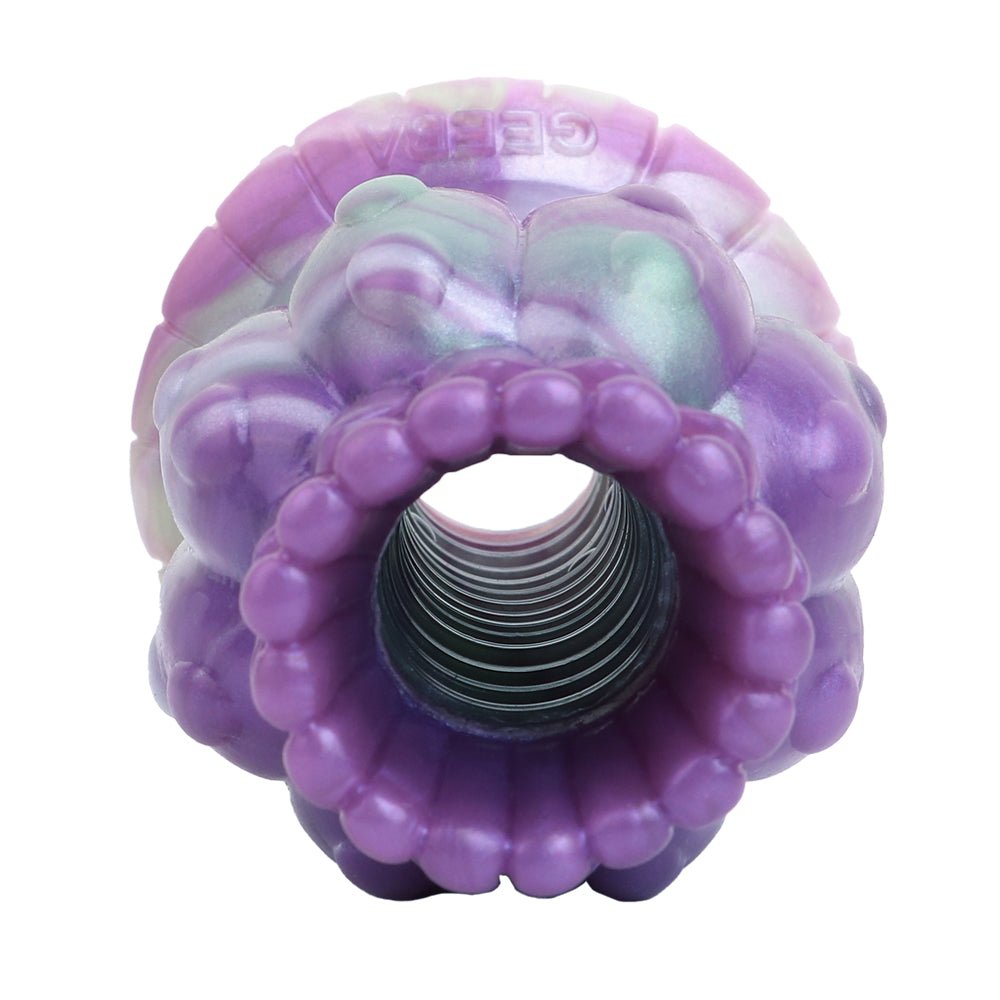 TaRiss's 球サボテン 貫通式アナルプラグ アナル拡張 浣腸用可 多種用途 液体シリコン製 6.8cmx10.8cm - TaRiss's