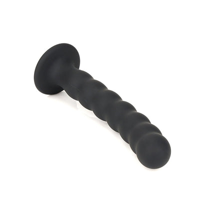 TaRiss'sアナルビーズ アナルプラグ アナル拡張 アナル開発 7連結ビーズ 吸盤付き シリコン ブラッ - TaRiss's