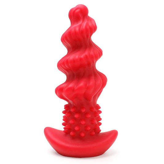 TaRiss's アナルプラグ ネジ山形 突起あり 凹凸あり アンカー台座 液体シリコン - TaRiss's