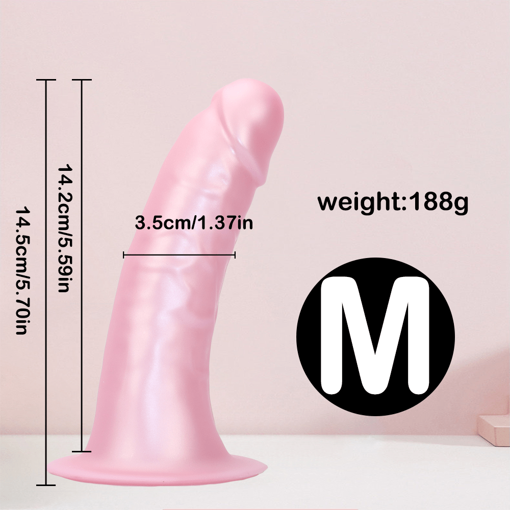 TaRiss's ディルド アナルプラグ 凹凸あり 吸盤付き 液体シリコン ピンク 「天華」 - TaRiss's