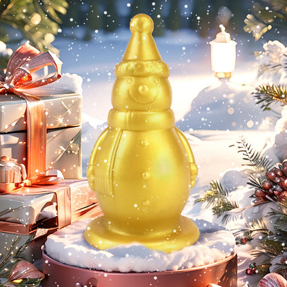 TaRiss's 雪ダルマ アナルプラグ 凹凸あり 吸盤付き 液体シリコン ゴールド - TaRiss's