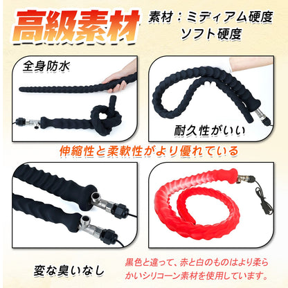 TaRiss's 一角竜 貫通式アナルプラグ 肛門内視鏡 ネジ山形 液体シリコン - TaRiss's