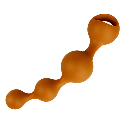 TaRiss's アナルビーズ アナルプラグ リング付き 液体シリコン ゴールド - TaRiss's