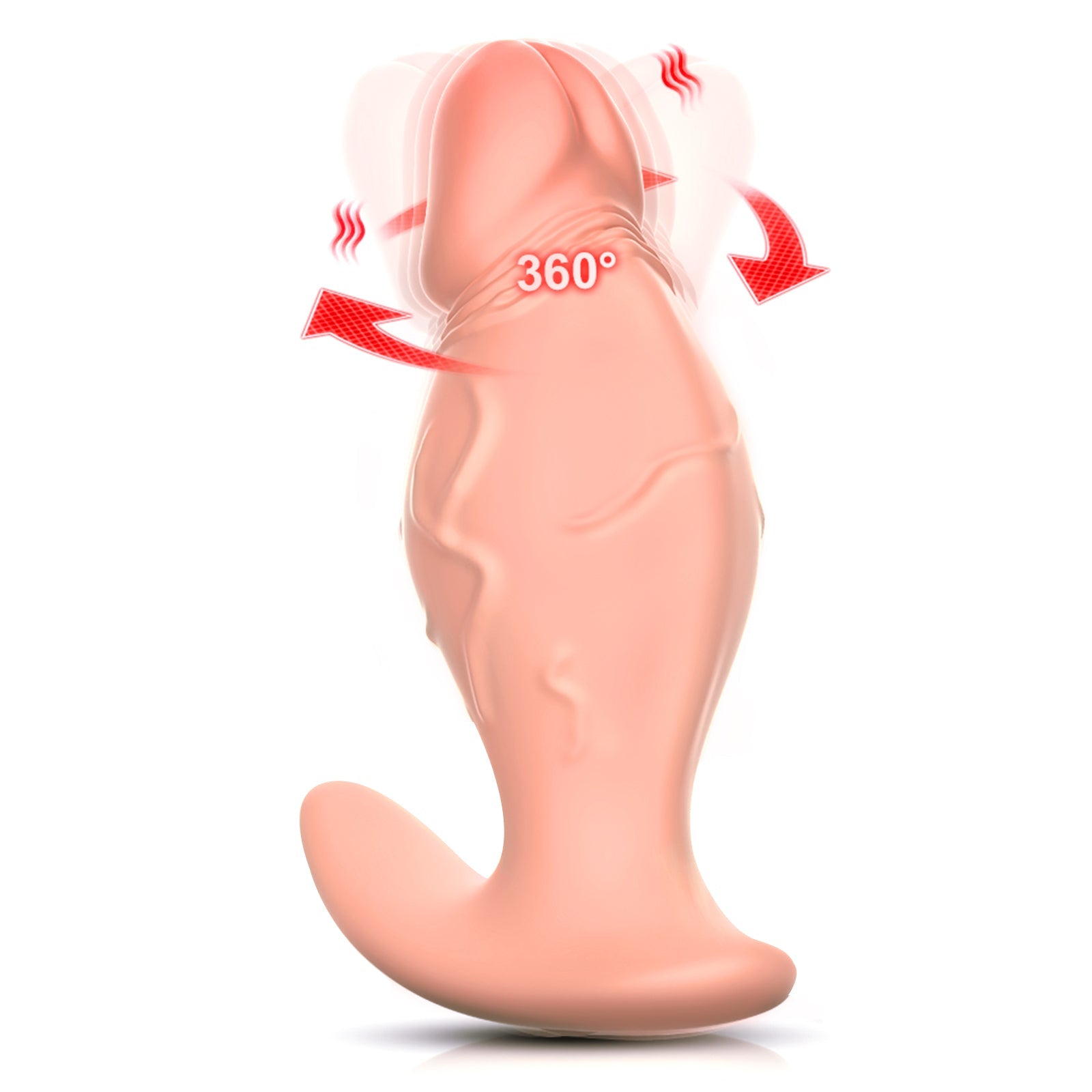 TaRiss's ディルド アナルバイブ 9段階振動と9種類回転モード アンカー形台座 凹凸あり - TaRiss's