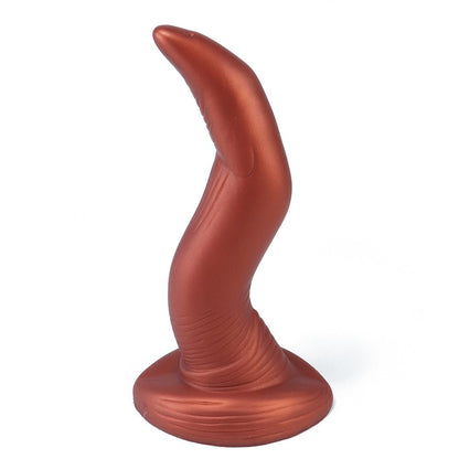 TaRiss's ニシキヘビ アナルプラグ S形 シワあり 吸盤付き シリコン - TaRiss's