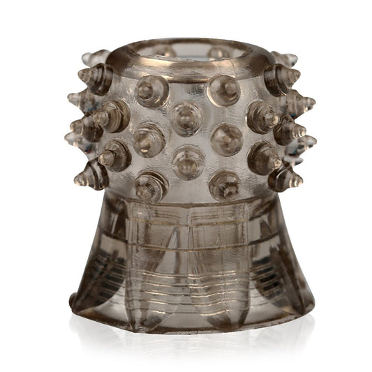 TaRiss's ペニスリング コックリング 包皮リング イボ付き 多種用途 男性用 TPE ブラック - TaRiss's