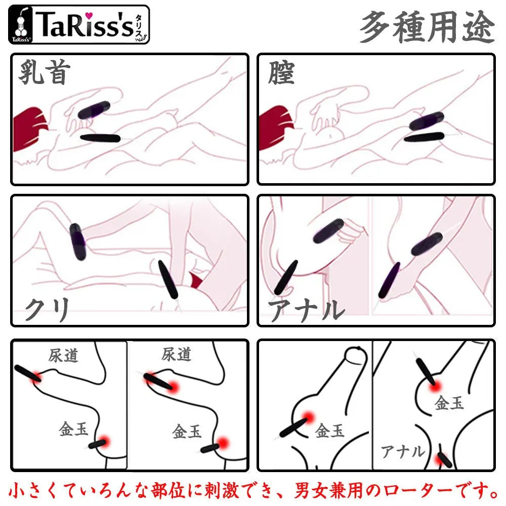 TaRiss's ダブルローター バイブレータ 20種類振動モード - TaRiss's