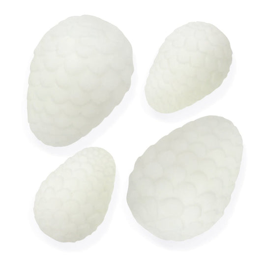 MAPARON 敖閏 4点セット アナルピーズ アナル玉 アナル開発 凹凸あり 卵形 夜光 - TaRiss's