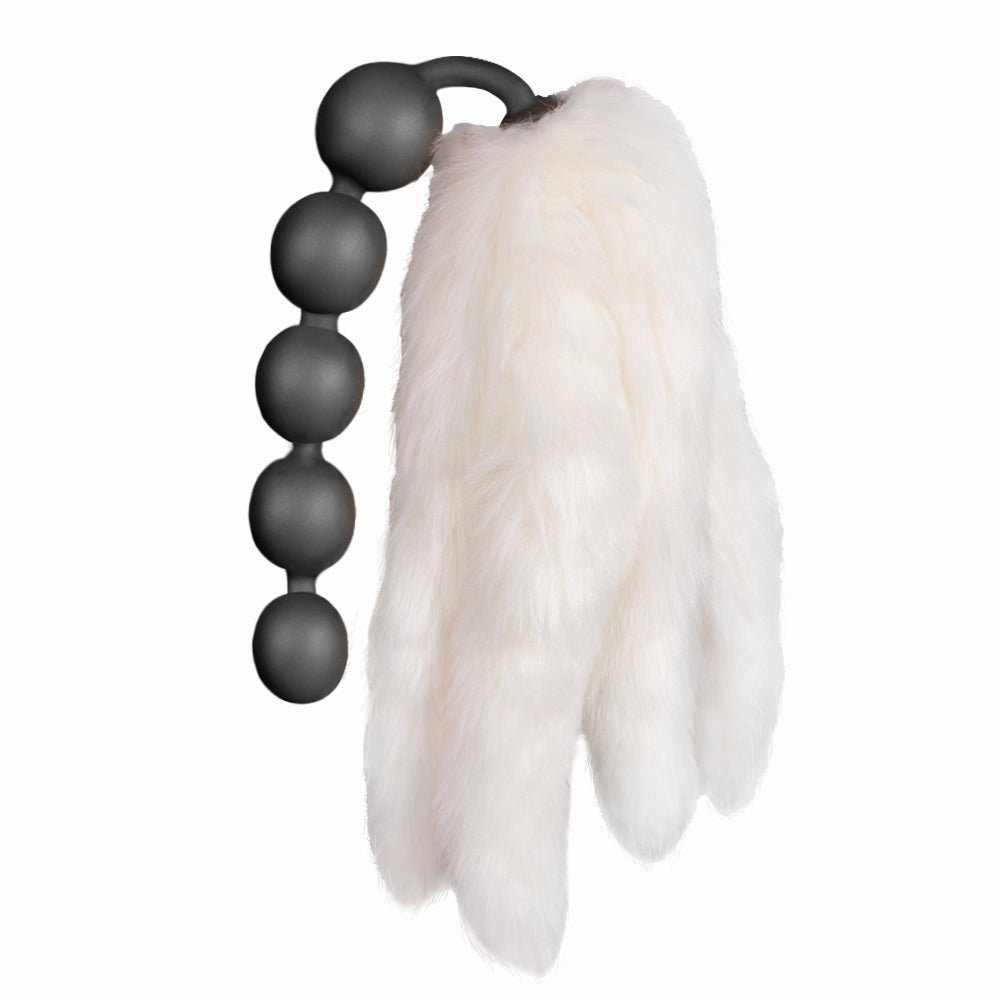 TaRiss's 珠姫 律狐 2点セット 5本尻尾の狐 アナルビーズ 尻尾アナルプラグ 尻尾付き - TaRiss's