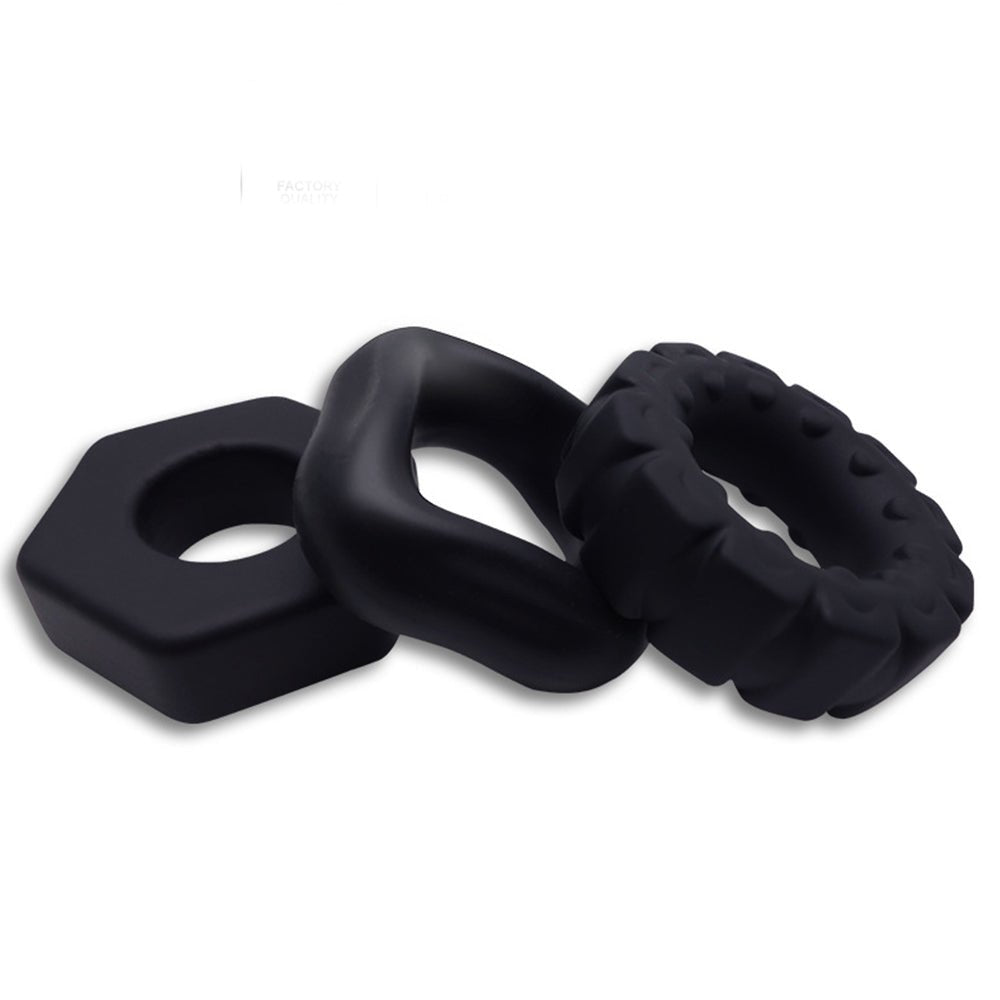 TaRiss's 3点セット ペニスリング コックリング 包茎リング - TaRiss's