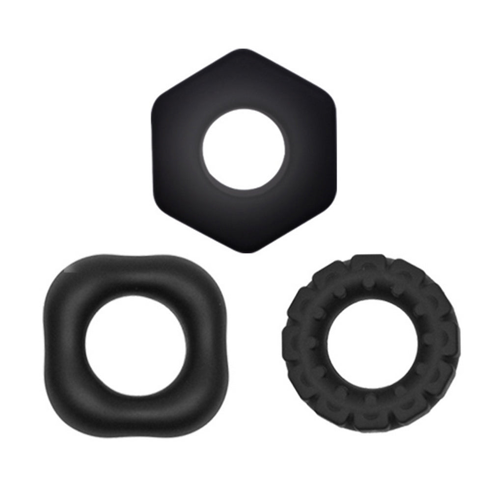 TaRiss's 3点セット ペニスリング コックリング 包茎リング - TaRiss's