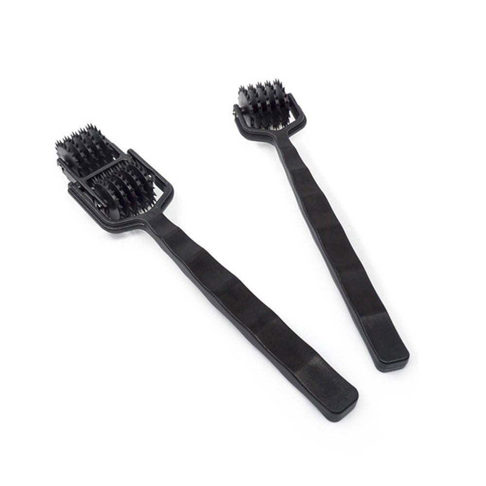 TaRiss's ピンローラー ピンホイール ダブルローラー 針付き 性感帯 乳首責め ペニス責め ABS ブラック - TaRiss's