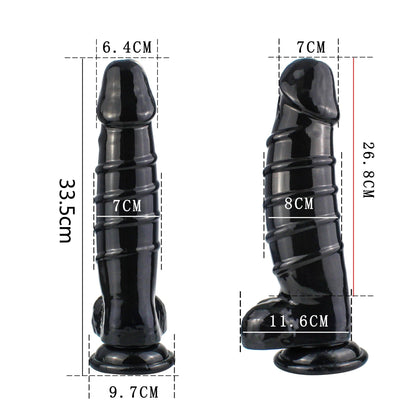 TaRiss's ゼリー アナルプラグ 肛門栓 アナル拡張 アナル開発 吸盤付き TPE 8cmx33.5cm - TaRiss's